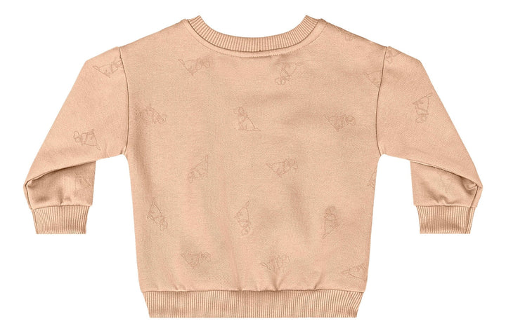 Quimby Navy &amp; Beige Sweatshirt &amp; Pants Set