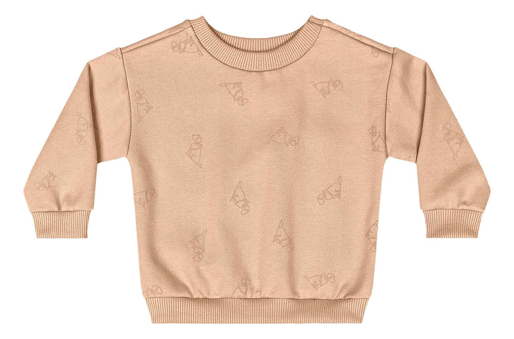 Quimby Navy & Beige Sweatshirt & Pants Set