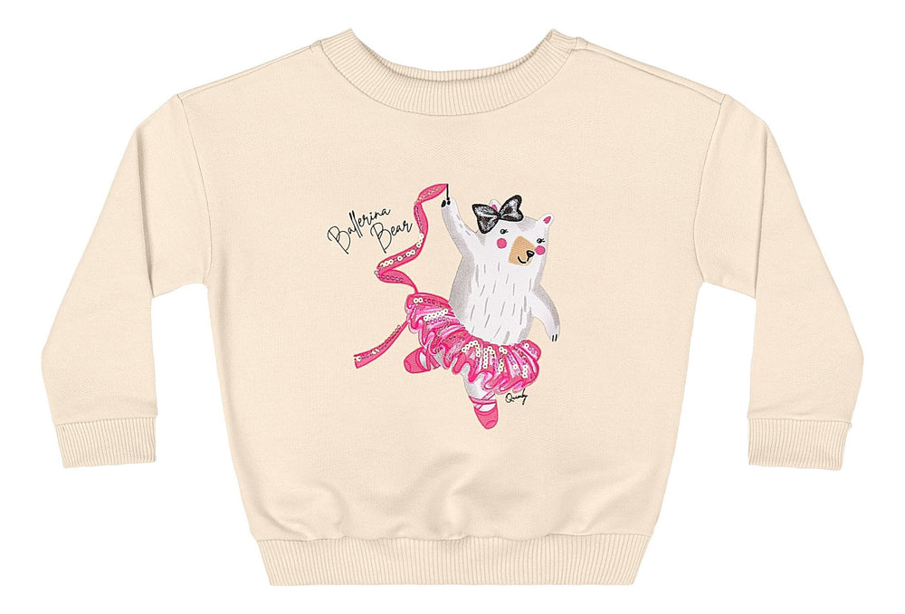 Quimby Beige & Pink Sweatshirt & Pants Set