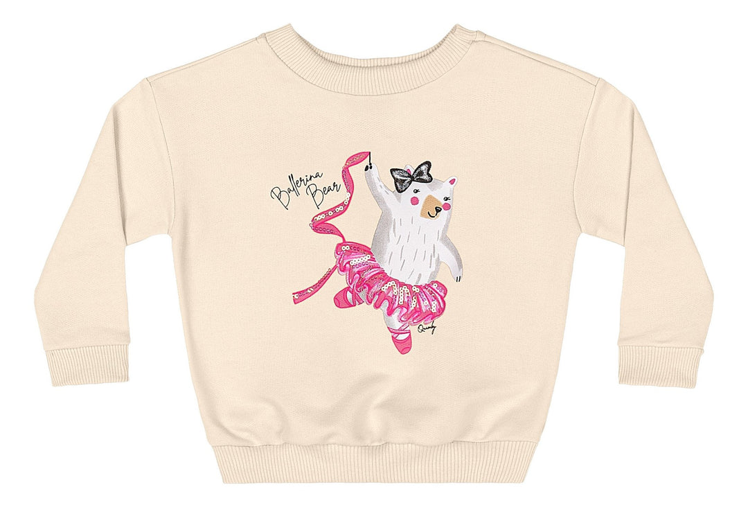 Quimby Beige &amp; Pink Sweatshirt &amp; Pants Set