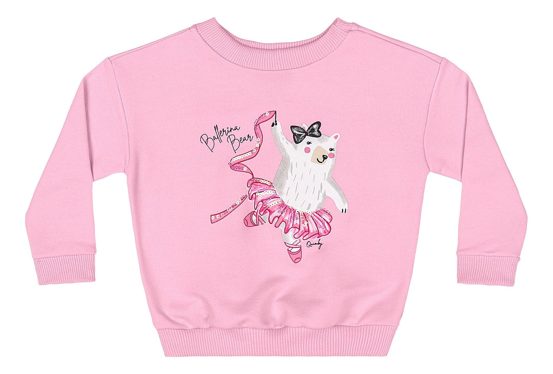 Quimby Beige &amp; Pink Sweatshirt &amp; Pants Set