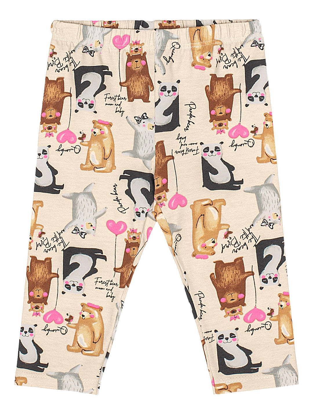 Quimby Beige &amp; Pink Sweatshirt &amp; Pants Set