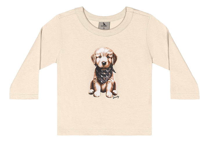 Quimby Beige &amp; Navy T-Shirt &amp; Pants Set