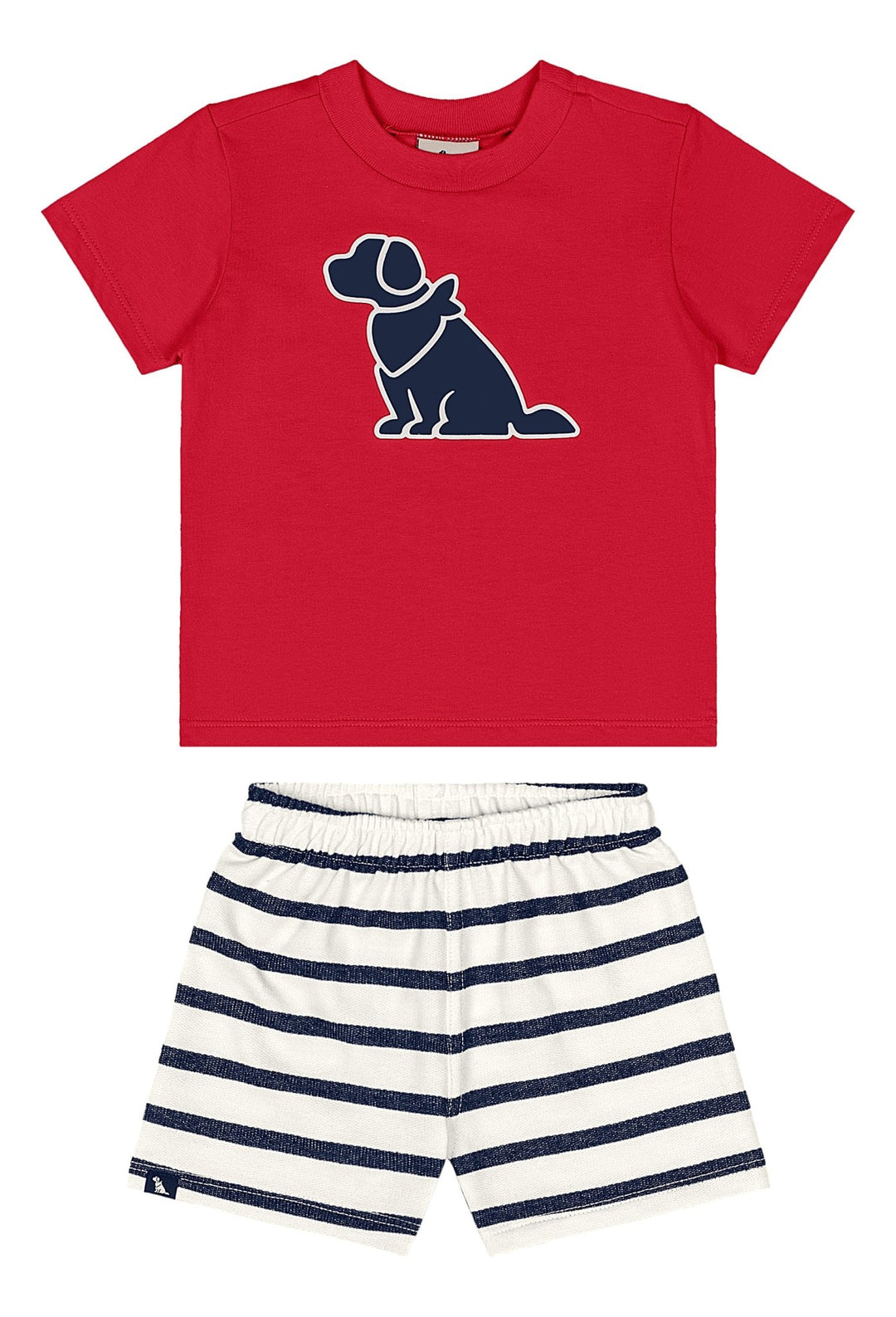 Quimby Red T-Shirt & Shorts Set