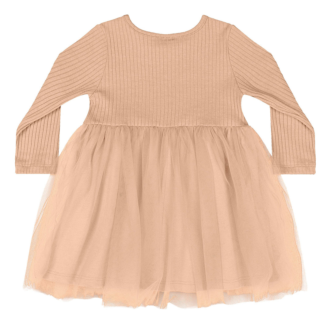 Quimby Beige Tulle Dress