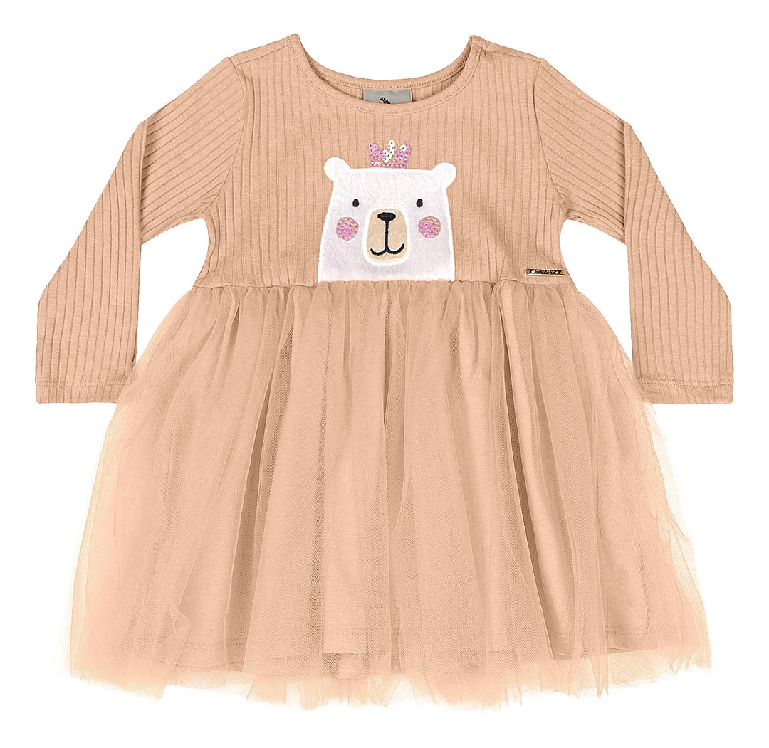 Quimby Beige Tulle Dress