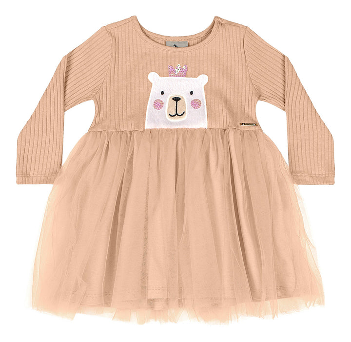 Quimby Beige Tulle Dress
