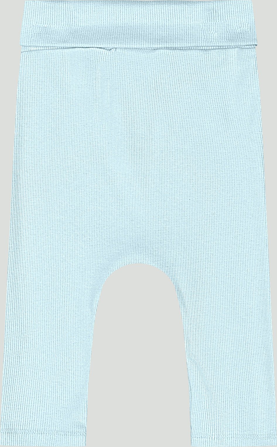 Ribbed cotton set: romper &amp; pants - light blue - Caramelo Baby &amp; Kids