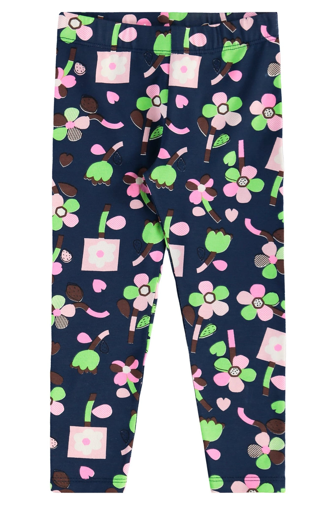 Bee Loop White &amp; Pink Blouse &amp; Leggings Set