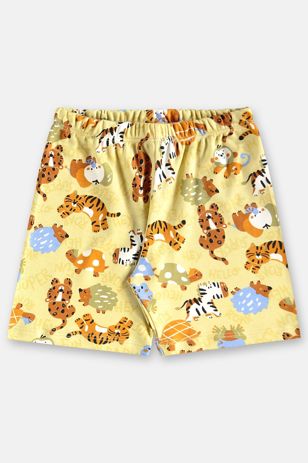 Short Pyjamas in 100% Cotton – Wild Friends - Nalua