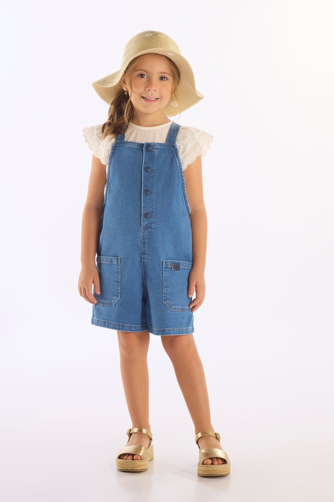 Soft Denim Salopette - Caramelo Baby &amp; Kids