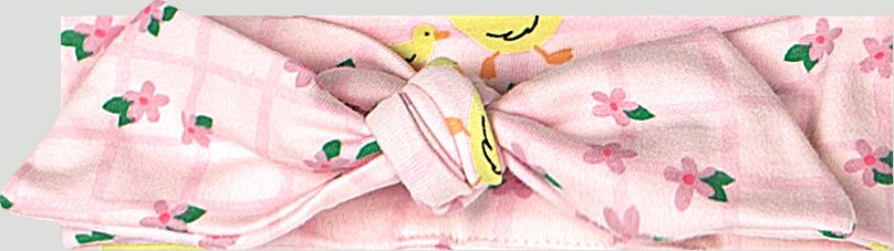 Up Baby Pink Cotton Hairband