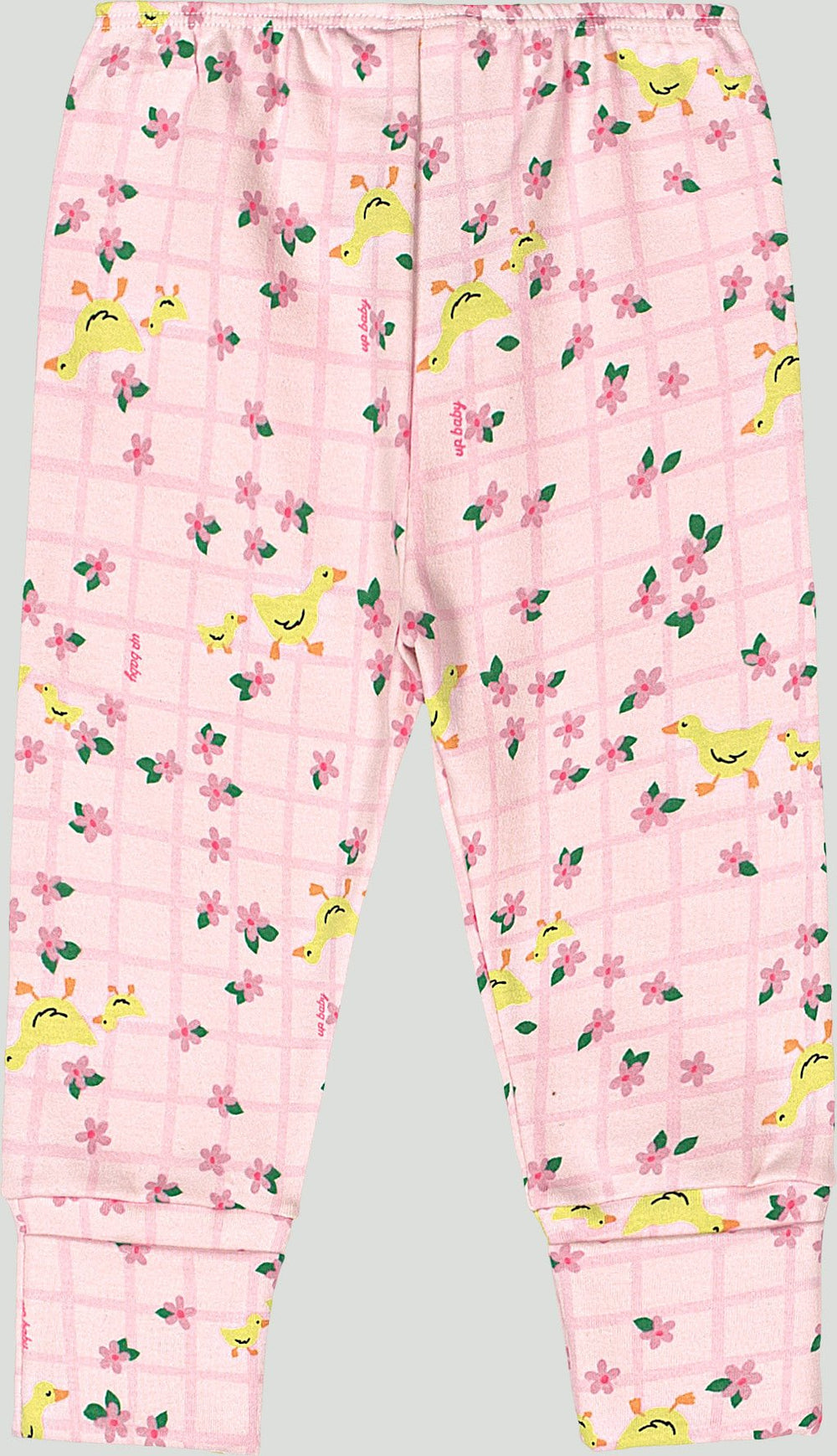 Up Baby Pink Cotton Pants