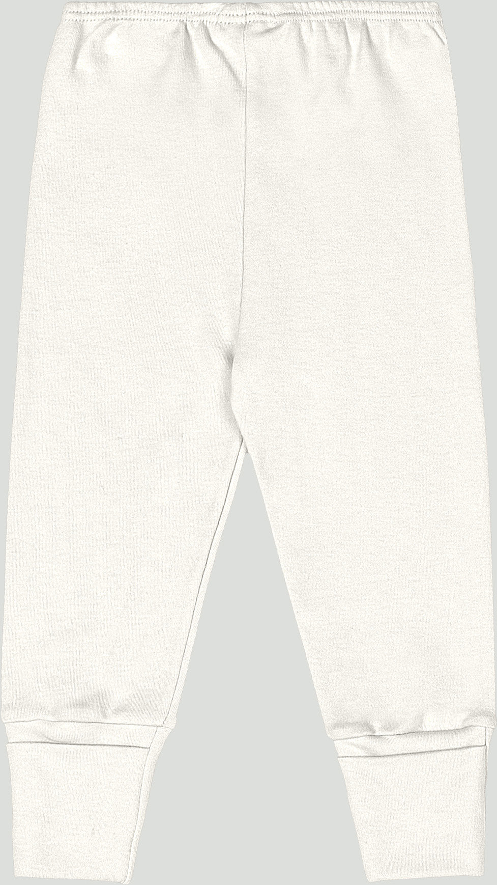 Up Baby Pants in 100% Cotton – White - Nalua